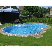 Сборный бассейн Summer Fun форма "восьмеркой" 8,55 х 5,0 х 1,5 м, морозоустойчивый, без оборудования